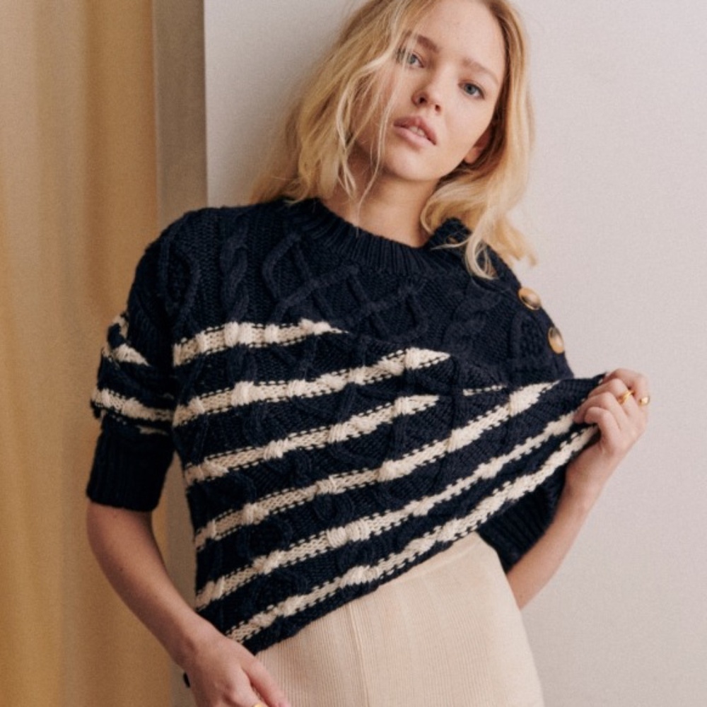 New! Sezane James Jumper, small, NWT - Picture 3 of 10